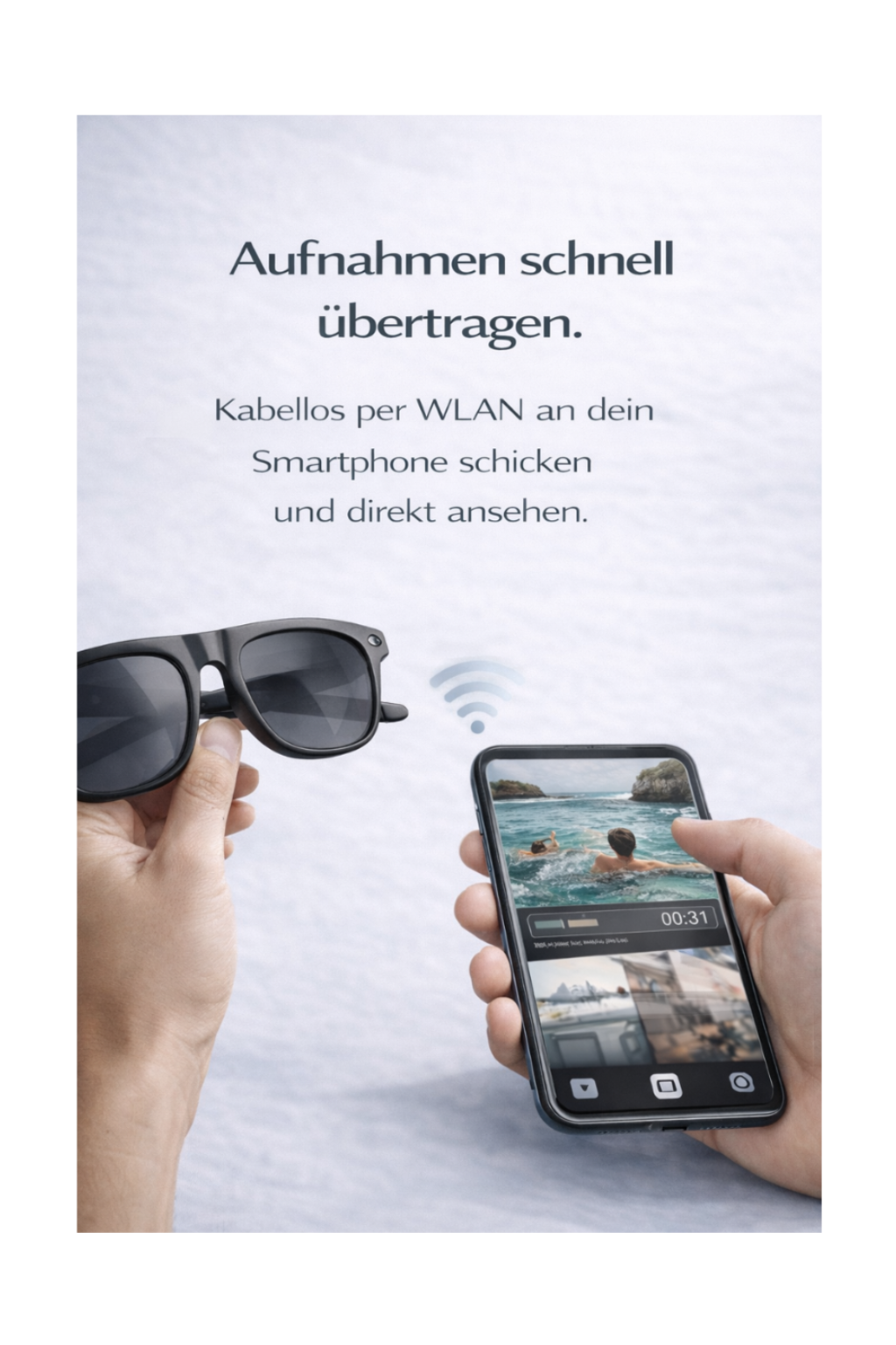VisionCam™ –Filme alles – ohne dein Handy rauszuholen